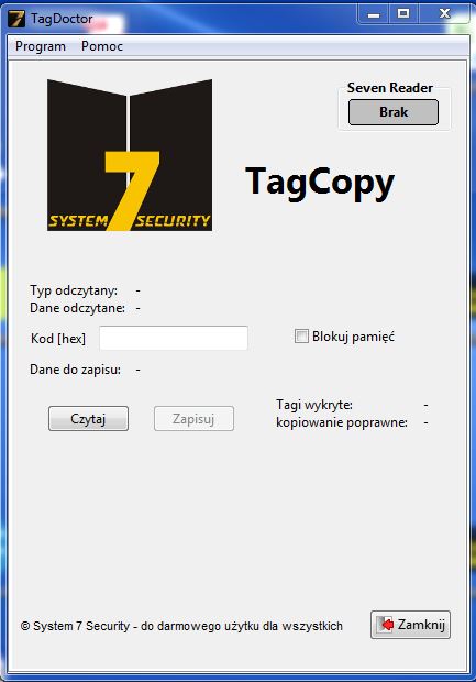 TagCopy kopiowanie tagów RFID Dallas